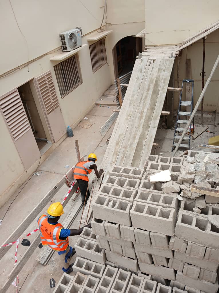 Photo illustrant le secteur Construction